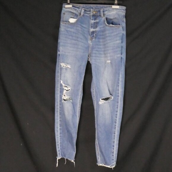 CANIFA JEANS | size 29 | Faded Blue Distressed Cotton Denim Jeans - Picture 1 of 15